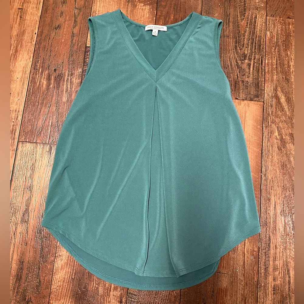 Green tank top